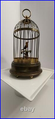 ANTIQUE GERMAN KARL GRIESBAUM SINGING BIRD CAGE MUSIC BOX AUTOMATION Read