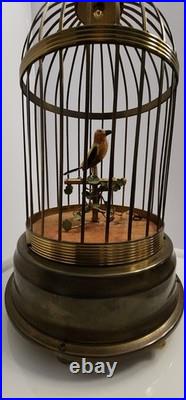 ANTIQUE GERMAN KARL GRIESBAUM SINGING BIRD CAGE MUSIC BOX AUTOMATION Read ANTIQUE GERMAN KARL GRIESBAUM SINGING BIRD CAGE MUSIC BOX AUTOMATION Read