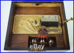 ANTIQUE KALLIOPE DISC MUSIC BOX WITH BELLS You can hear me play