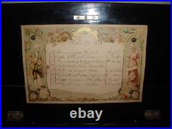 ANTIQUE MUSIC BOX, Swiss Cylinder Music Box 1880's 8 Aires MULLER & TRUB Video