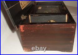 ANTIQUE MUSIC BOX, Swiss Cylinder Music Box 1880's 8 Aires MULLER & TRUB Video
