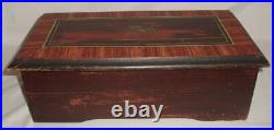ANTIQUE MUSIC BOX, Swiss Cylinder Music Box 1880's 8 Aires MULLER & TRUB Video