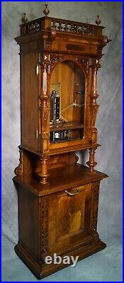 Absolutely Gorgeous Antique coin operated Upright Polyphon Disc Music Box