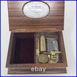 Anri Ride Into Christmas Music Box 1st Ed Goebel Hummel Exotic Wood