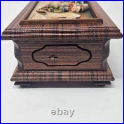 Anri Ride Into Christmas Music Box 1st Ed Goebel Hummel Exotic Wood