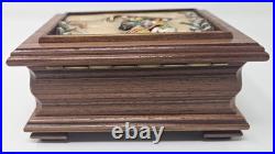 Anri Ride Into Christmas Music Box 1st Ed Goebel Hummel Exotic Wood