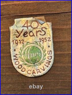 Anri Vedova Allegra Amor Bar Italian Carved Wood Figurines Set Corks Music Box