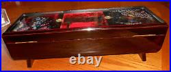 AntQ Japanese Geisha Jewelry Music Box w Moving Butterflies & Ballerina-Video