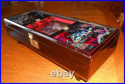 AntQ Japanese Geisha Jewelry Music Box w Moving Butterflies & Ballerina-Video