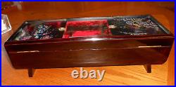 AntQ Japanese Geisha Jewelry Music Box w Moving Butterflies & Ballerina-Video