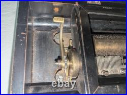 Antique 1800's Victorian Swiss Cylinder Music Box for restoration