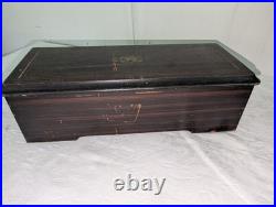 Antique 1800's Victorian Swiss Cylinder Music Box for restoration