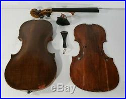 Antique 1800's Violin For Parts or restoration