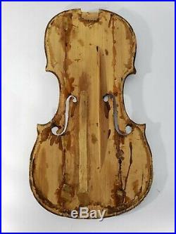 Antique 1800's Violin For Parts or restoration
