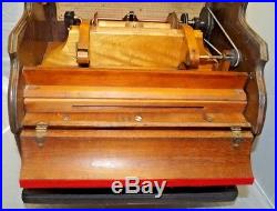 Antique 1800s FANCY Mechanical Celestina Organette Musical Instrument Music Box