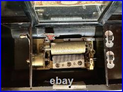 Antique 1800s Swiss Cylinder Music Box 6 Tunes Plays Great Antique 1800s Swiss Cylinder Music Box 6 Tunes Plays Great