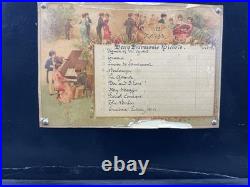 Antique 1880's 76 Pin, 10 Tune Swiss Music Box Very Nice Sounds Great