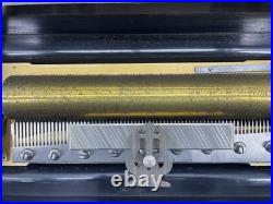 Antique 1880's 76 Pin, 10 Tune Swiss Music Box Very Nice Sounds Great