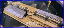 Antique 1880s German Symphonian Double Comb Music Box with12 10.5 Discs