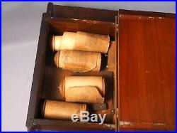 Antique 1888 Jubal Orchestrone Organette Music Crank Box withOrgan Rolls WORKS