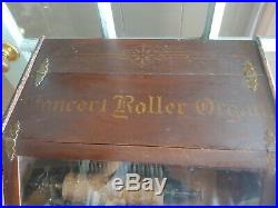 Antique 1900's Victorian Concert Roller Organ Music Box