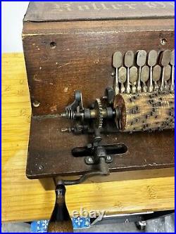 Antique 1902 Chautauqua Roller Organ (Cob Roller) Working Condition VIDEO