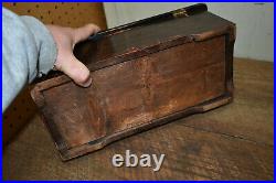 Antique 19TH Century HENRY GAUTSCHI & SONS Cylinder Music Box for Repair/Parts