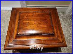 Antique 19th C. REGINA Victorian Mahogany Table Top Music Box -Plays 15.5 Discs