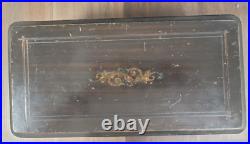 Antique 19th Century Cylinder Music Box Mid 1800's Antique 19th Century Cylinder Music Box Mid 1800's