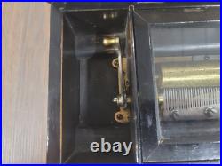 Antique 19th Century Cylinder Music Box Mid 1800's Antique 19th Century Cylinder Music Box Mid 1800's