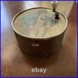 Antique 19th Century Manivelle Music Box In Working Order