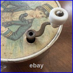Antique 19th Century Manivelle Music Box In Working Order