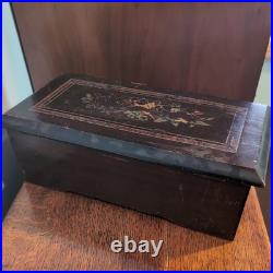 Antique 19th Century Swiss Cylinder Music Box Works, Six Songs-Hear It Play