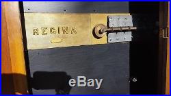 Antique 27 Regina Music Box Parts Crank Comb Bedplate Assembly Spring Barrel