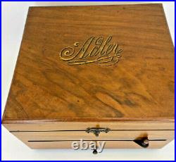 Antique ADLER Disk Music Box Circa Late 1890's Leipzig Germany