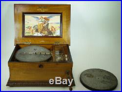 Antique Adler Fortuna Disc Music Box