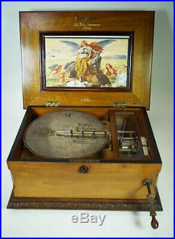 Antique Adler Fortuna Disc Music Box