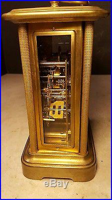 Antique Ansonia Patent 1877 Carriage Clock Alarm Music Box-Project