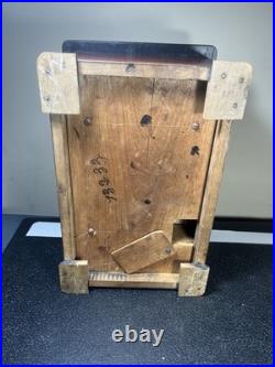 Antique Bells in Sight Cylinder Music Box 15x10x8
