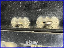 Antique Bells in Sight Cylinder Music Box 15x10x8