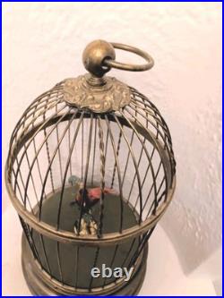 Antique Bontems Wind-Up Singing Bird Made In France Mint Working Condition