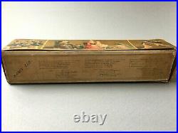 Antique Box Advertising Color Lithograph Cardboard Decorative Piano Music Roll
