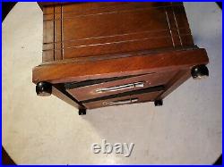 Antique CLARIONA Roller Organ Nice Walnut Case Not Playing Restoration Project