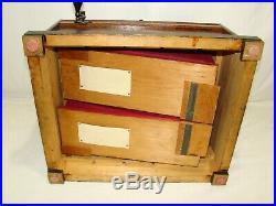 Antique CONCERT ROLLER ORGAN MUSIC BOX with 5 MUSIC COBS EXCELLENT SOUND