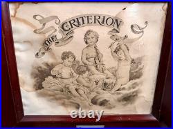 Antique CRITERION MUSIC BOX & DISCS Estate Fresh No Broken Teeth