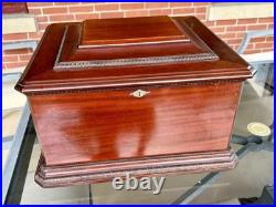 Antique CRITERION MUSIC BOX & DISCS Estate Fresh No Broken Teeth