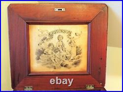 Antique CRITERION MUSIC BOX & STAND