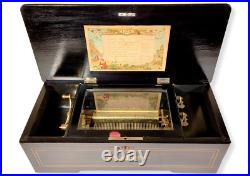 Antique CUENDET Victorian FULLY RESTORED 8 Air Music Box C. 1890 (Video Inc.)