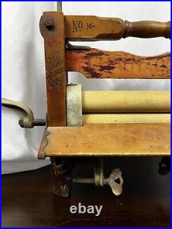 Antique Chautauqua Hand Crank Wringer Clothes Washer Original Wooden M130