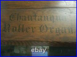 Antique Chautauqua Roller Organ With 3 Cobs 1907